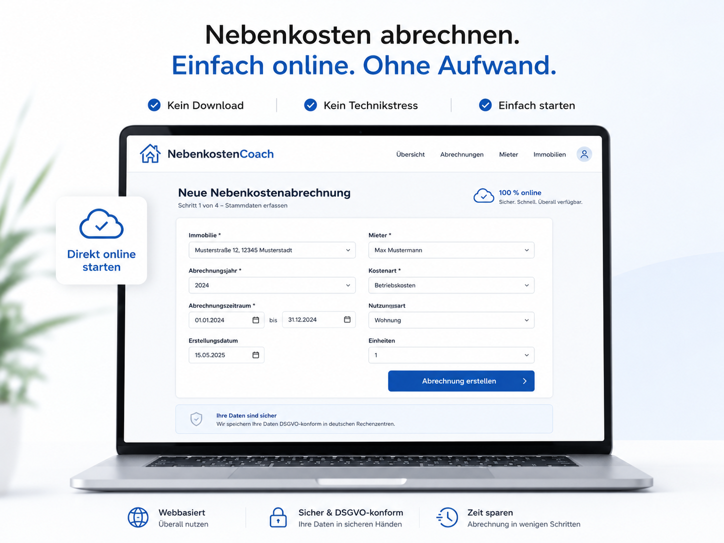 keine Installation